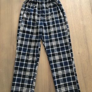 John Galt Blue Plaid pants